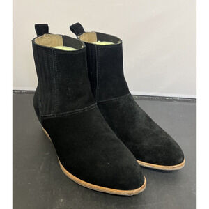 Hush Puppies Sierra Chelsea Boots, Women's Size Black Sz 7 Suede FS Bnfts Chrty